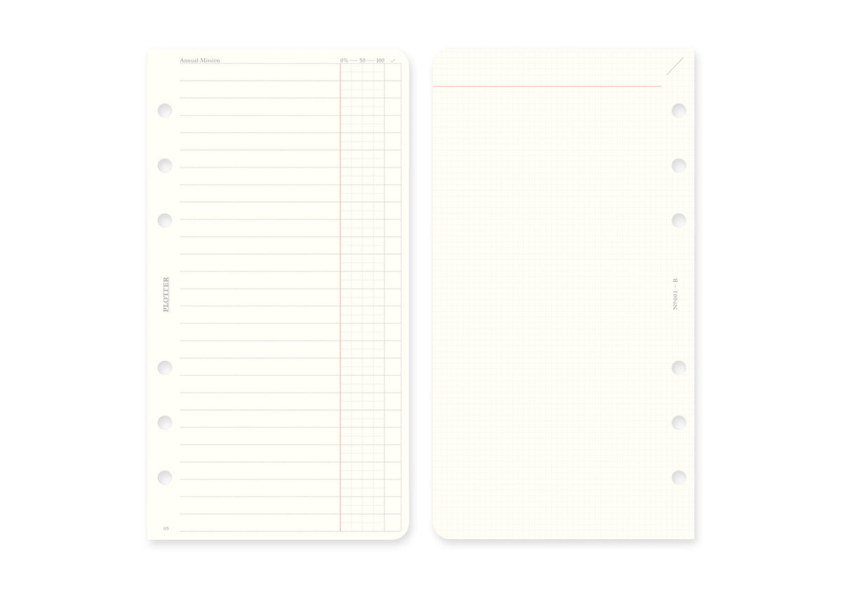 Monthly Schedule Refill 2025 PLT0001 (Bible Size)