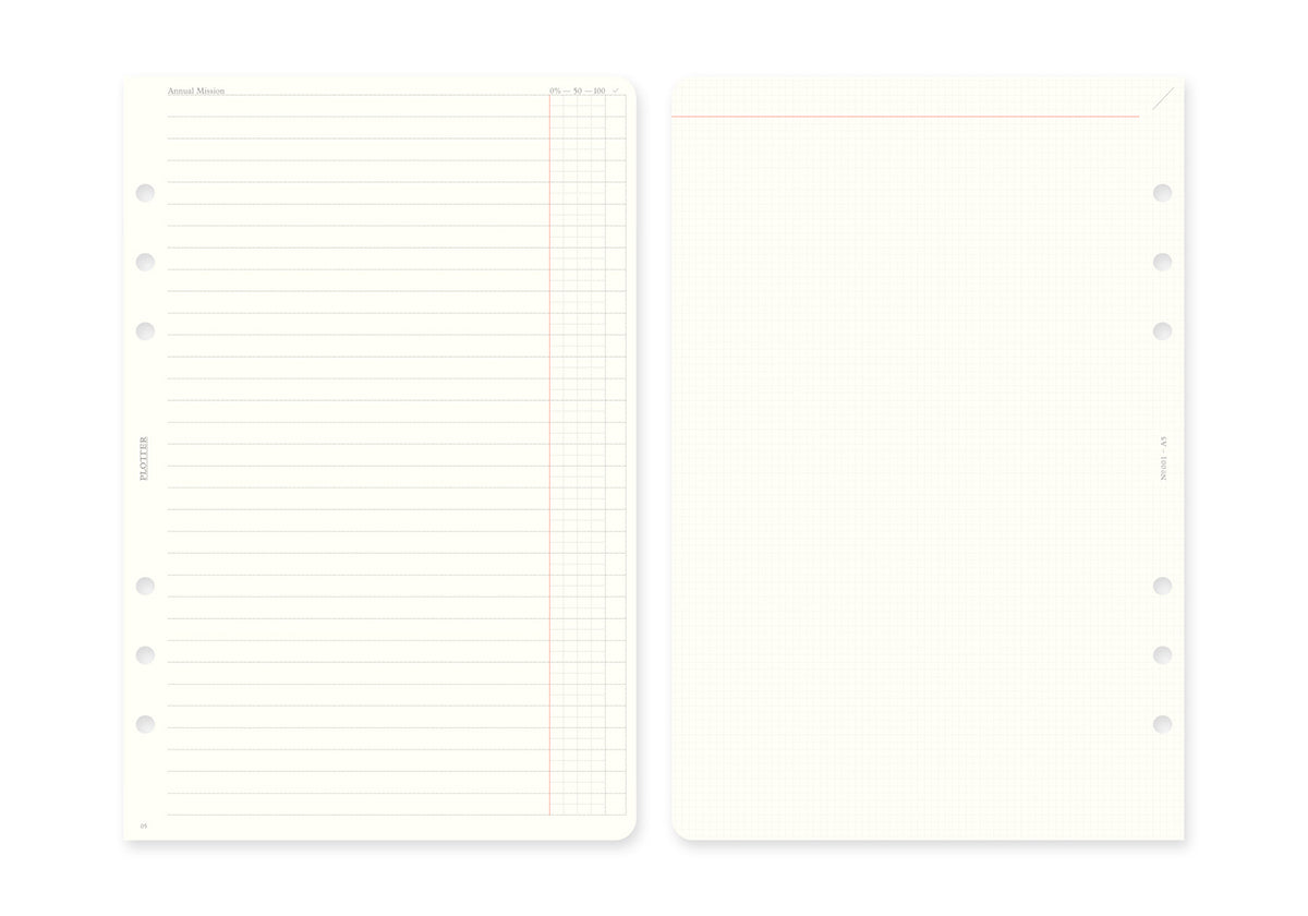 Monthly Schedule Refill 2026 PLT0001 (A5 Size)