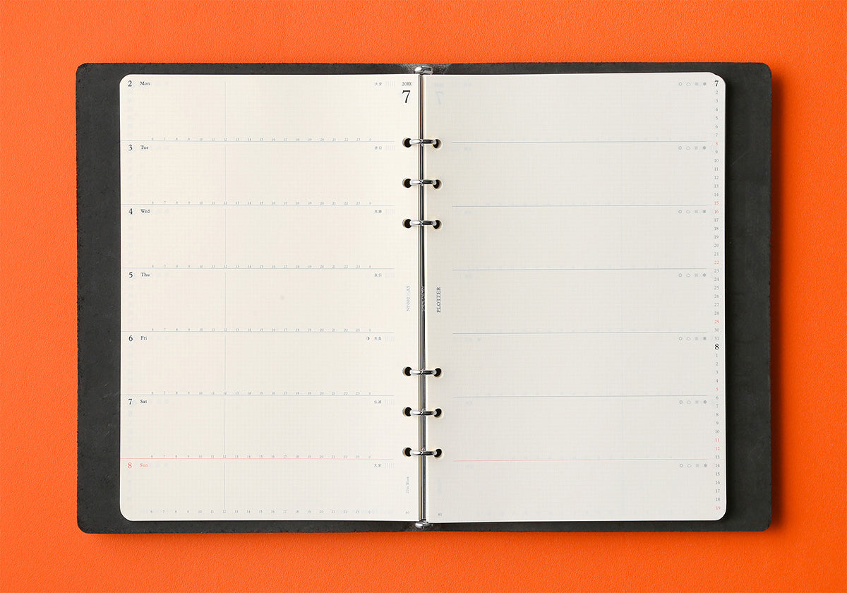 Weekly Schedule Refill 2027 PLT0002 (A5 Size)