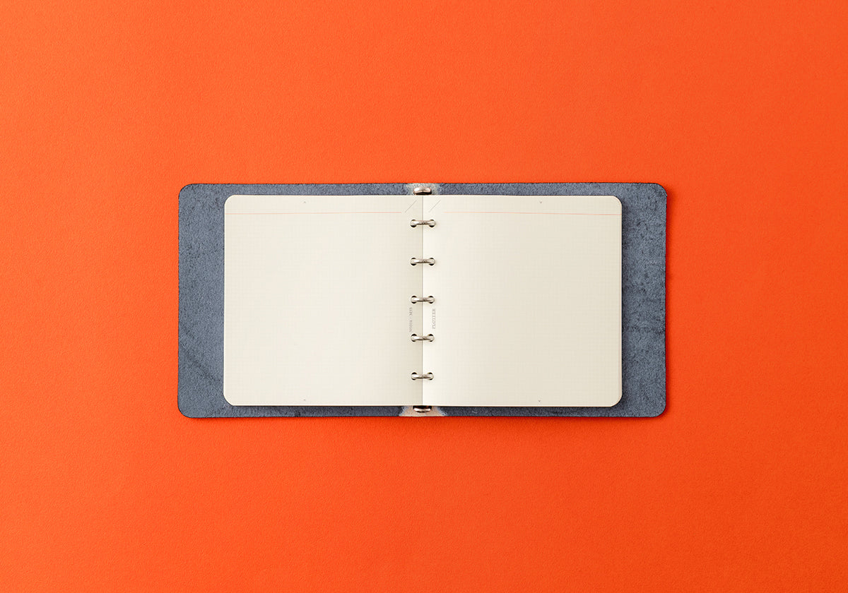 Shiranami Leather Binder (Mini 5 Square Size)
