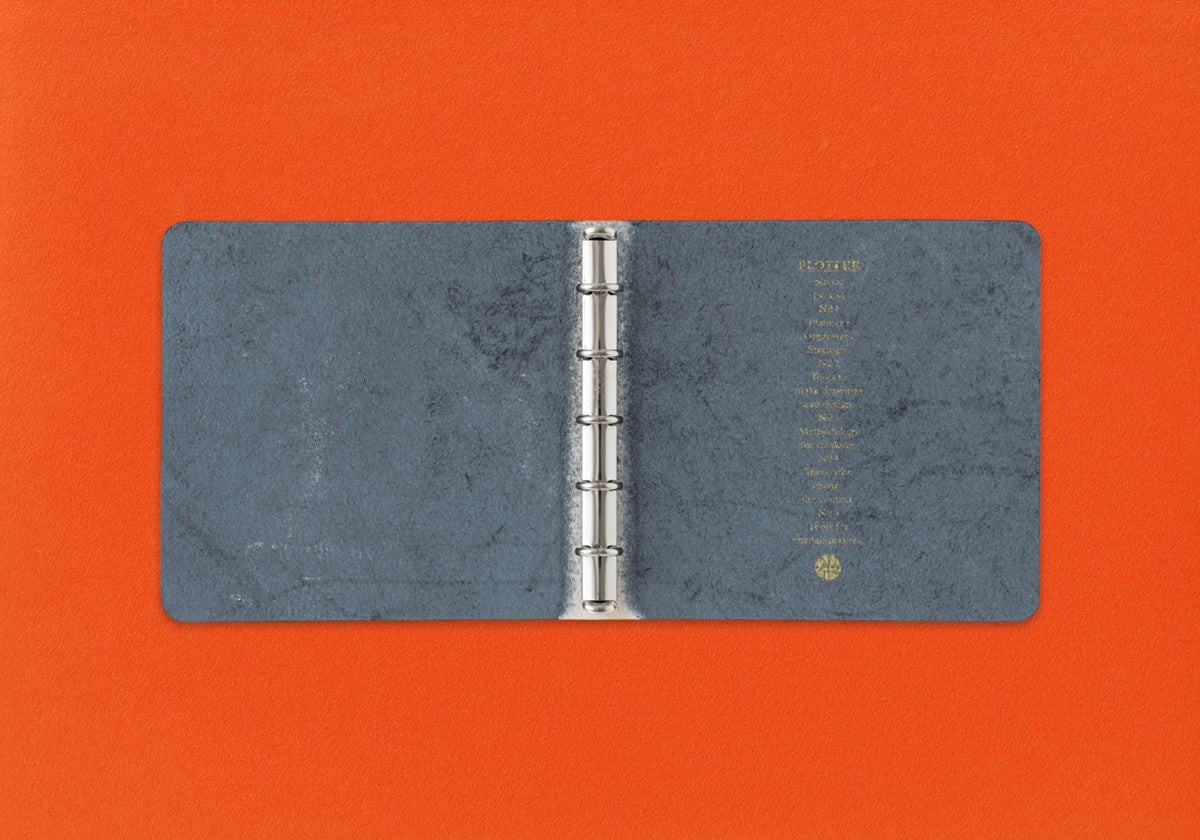 Shiranami Leather Binder (Mini 5 Square Size)