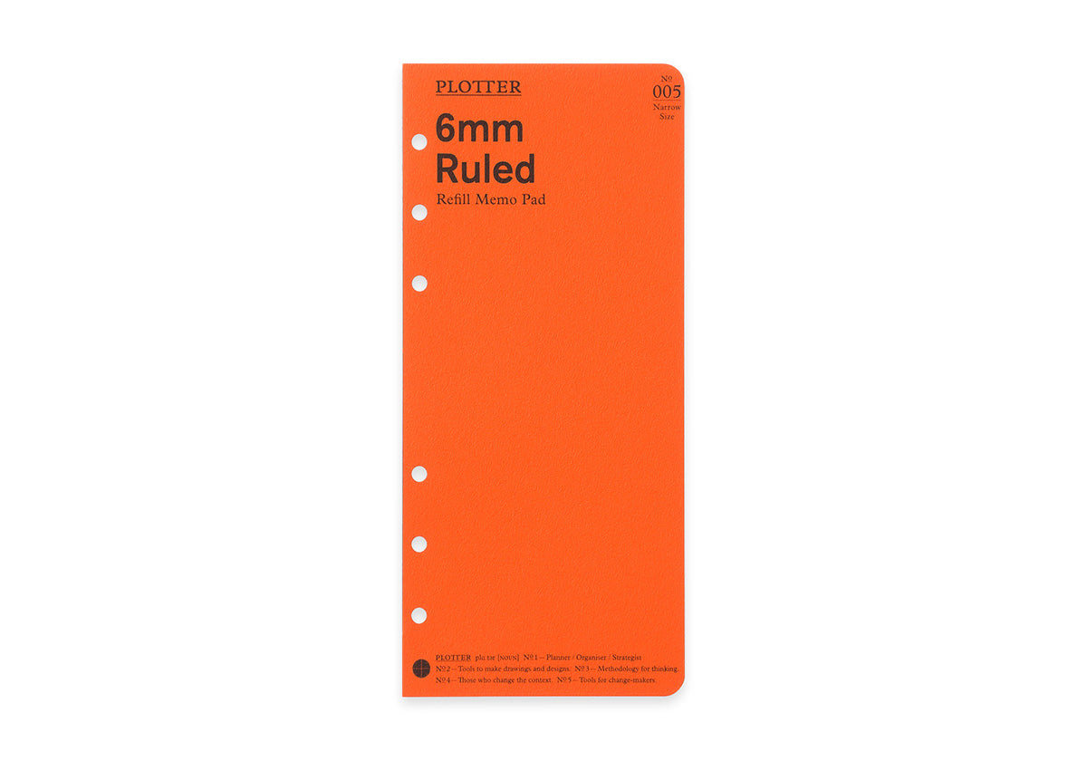 6mm Ruled 80 sheets PLT0005 (Narrow Size)