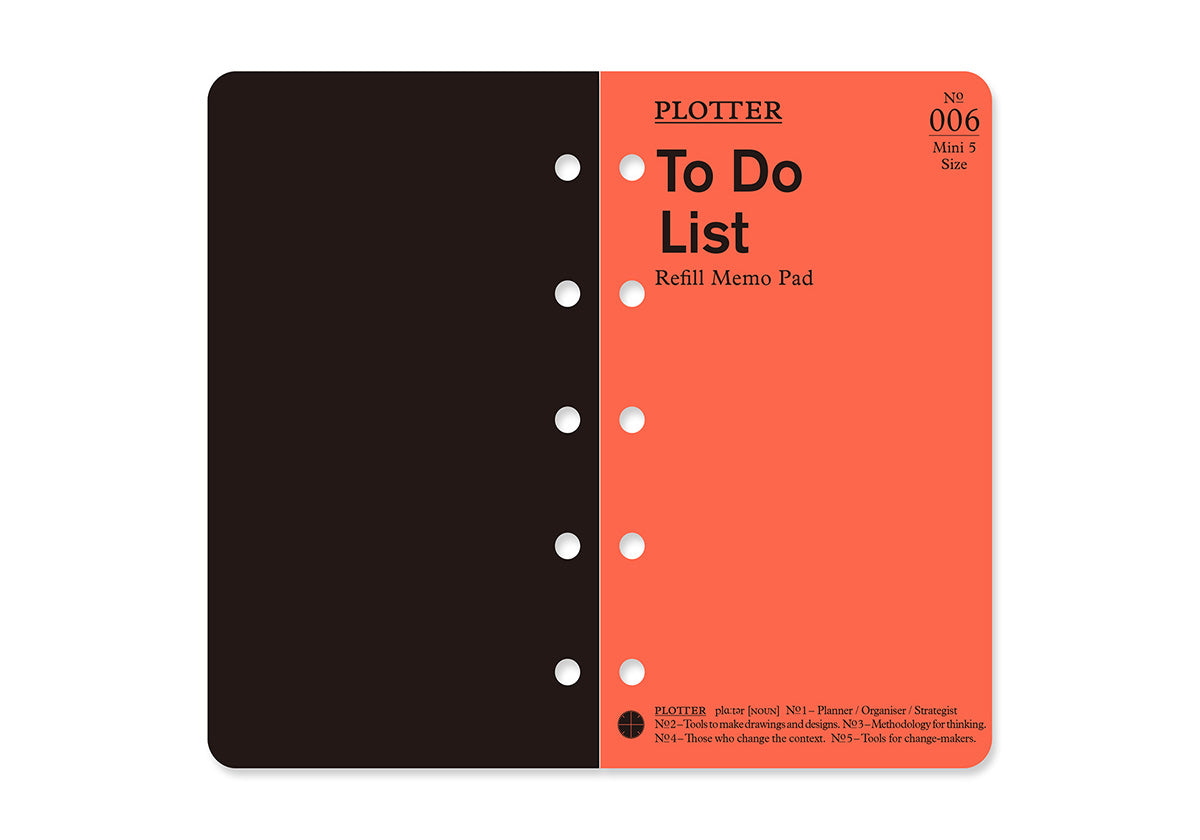 To Do List 50 sheets PLT0006 (Mini 5 Size)