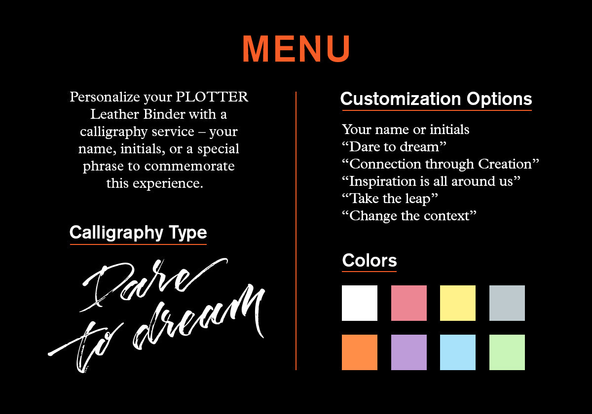 PLOTTER Calligraphy Event at Stationery Fest (NYC) – July 30