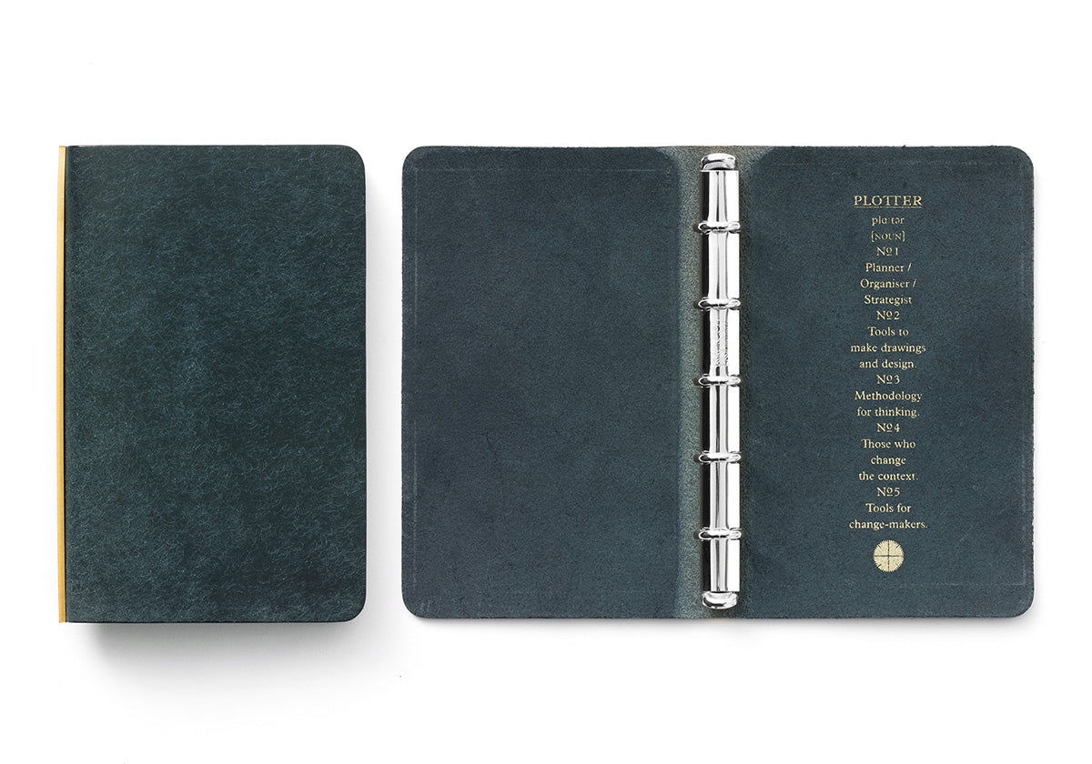 パンタ様オーダーページ Pueblo 6-Ring Leather Binder PLT5001 (A5 Size)