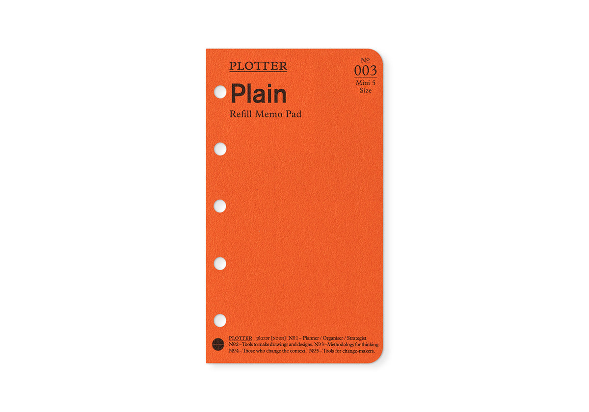 Plain 80 sheets PLT0003 (Mini 5 Size)