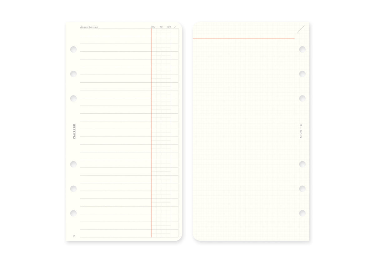 Monthly Schedule Refill 2026 PLT0001 (Bible Size)