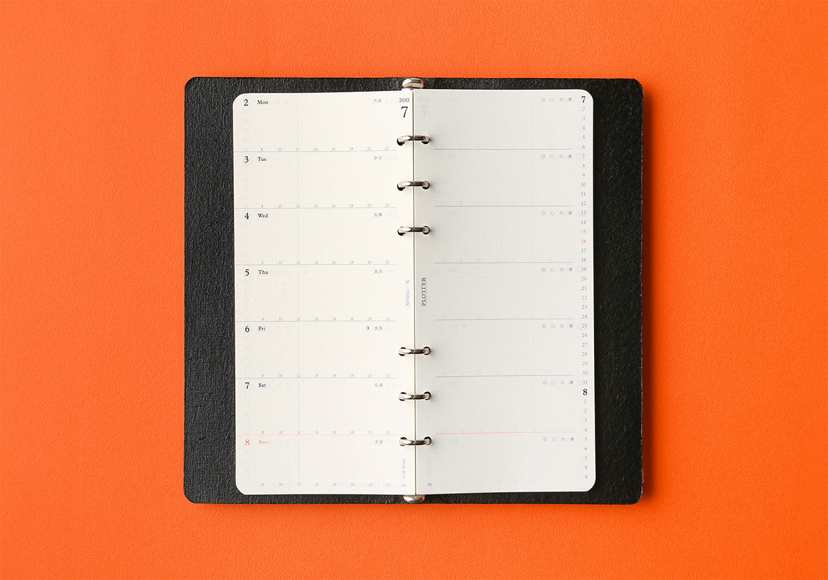 Weekly Schedule Refill 2026 PLT0002 (Narrow Size)