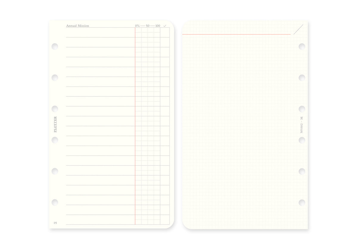 Weekly Schedule Refill 2026 PLT0002 (Mini Size)