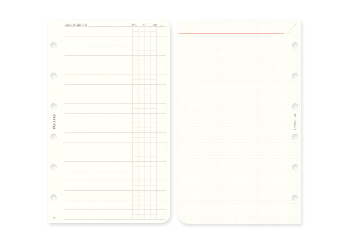 Monthly Schedule Refill 2027 PLT0001 (Mini Size)