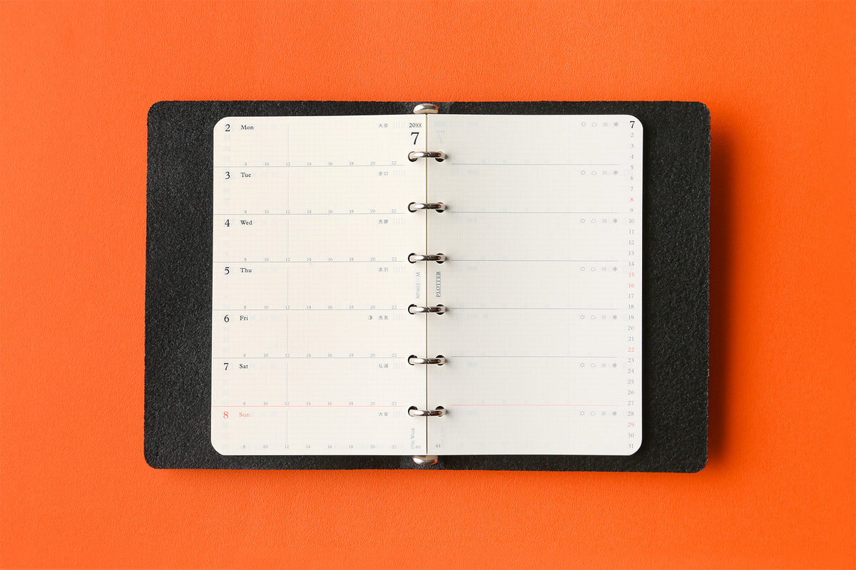 Weekly Schedule Refill 2027 PLT0002 (Mini Size)