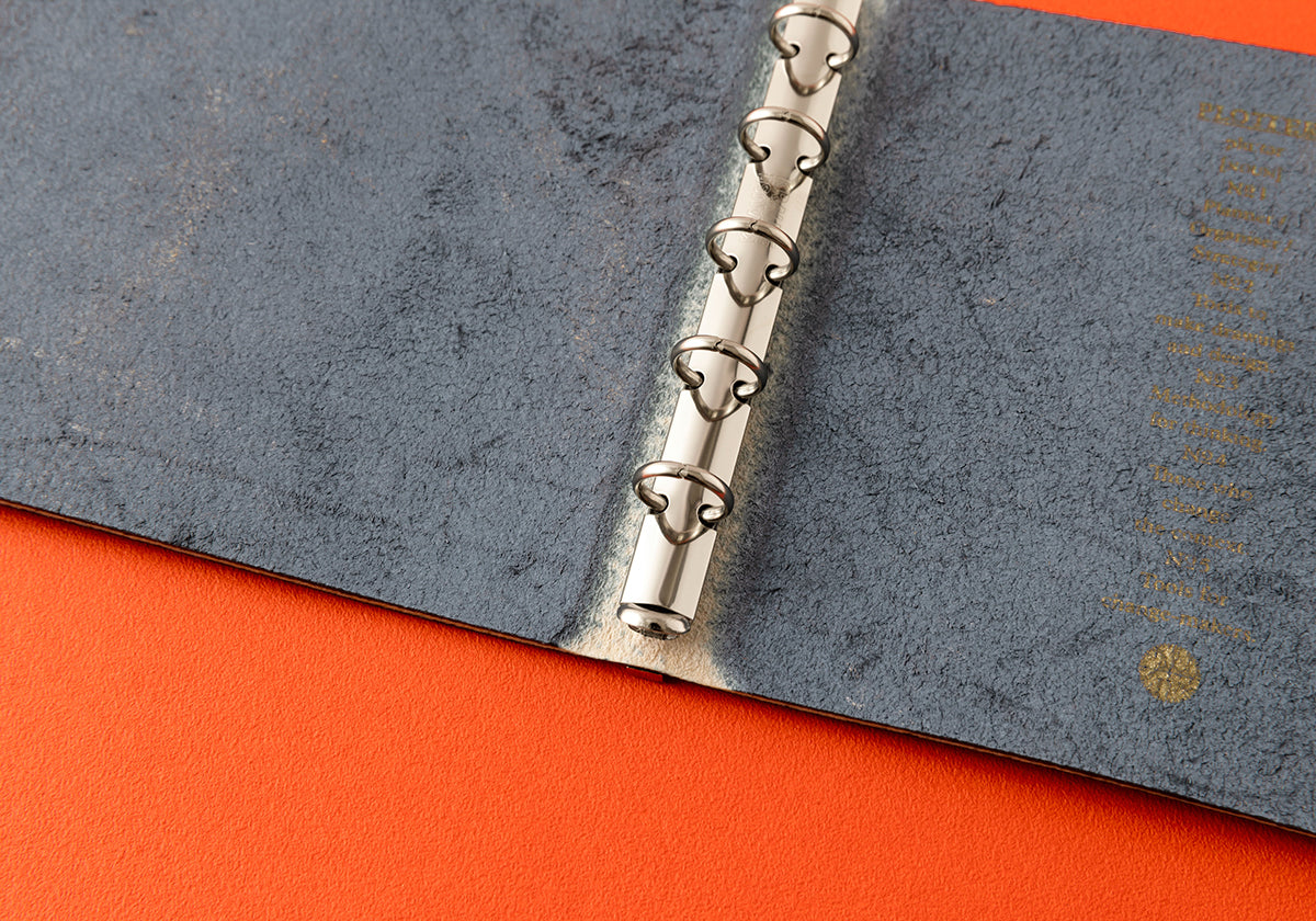 Shiranami Leather Binder (Mini 5 Square Size)