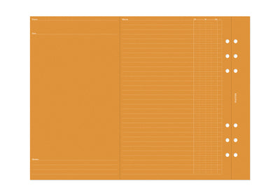 Project Manager 6 Colors Assortment PLT0008 (A5 Size)