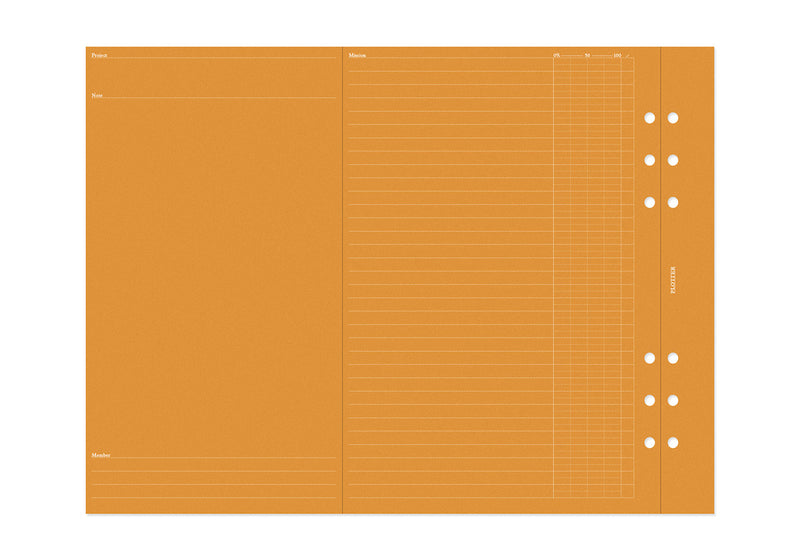 Project Manager 6 Colors Assortment PLT0008 (A5 Size)