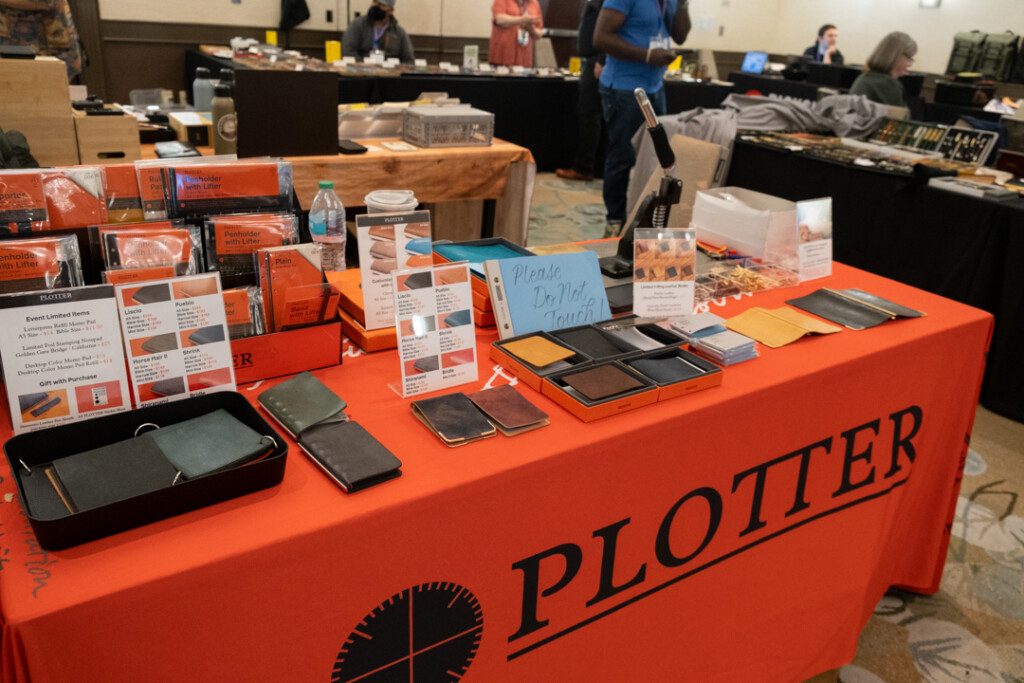 PLOTTER USA booth at SF Pen Show.