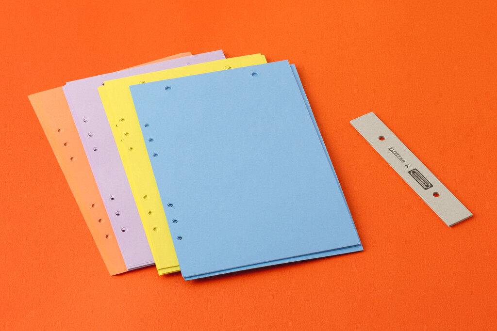 Loose pack of color refills designed to be used with the 6-Ring Desktop Color Memo Pad.